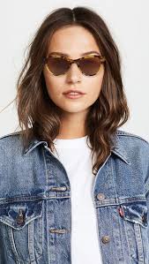 Garett Leight Garrett Leight Cat Eye Sunglasses Garrett Leight Breeze  Sunglasses Women's Breeze Brow Bar Cat