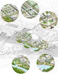 1st Prize C Dezwartehond Rmp Stephan Lenzen Landschaftsarchitekten Desenho Urbano Urbanismo Colagem De Arquitetura