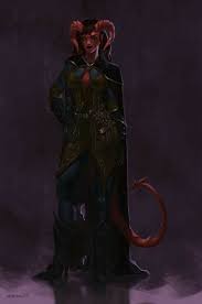 Tiefling Rogue Tiefling Female Dungeons And Dragons Characters Character Portraits