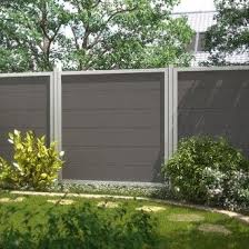 Sichtschutzzaun Wpc Design Anthrazit In 2020 Eingangstor Design Innengarten Fassade Haus