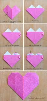 X 8 11 inch or a4 rectangle to make a heart is the two side edges that are folded into center, back. Make An Origami Heart Kidspot