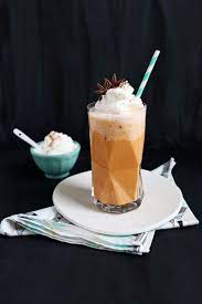 Thai Tea Frappe Abeautifulmess Com Tea Recipes Yummy Drinks Thai Tea