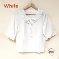 Model baju blouse wanita casual biasanya memiliki desain yang longgar, terkesan ringan bagi wanita berbadan gemuk, sebaiknya. Daftar Harga Baju Atasan Putih Cantik Bulan Juli 2021