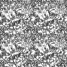 Black And White Graffiti Wallpaper Vector Vector Graffiti Tags Seamless Pattern Print Design Graffiti Tagging Graffiti Black And White Graffiti