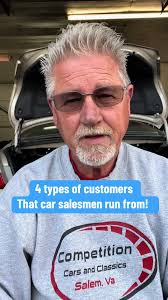Here are 4 types of customers that car salesmen run from! When a car  salesperson sees one of these 4 pull up