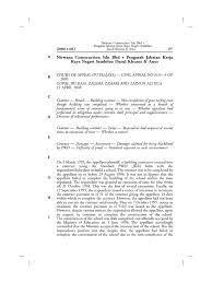Keputusan sebut harga qt190000000071759 bagi tender sewaan sembilan (9) unit mesin penyalin bagi tempoh tiga puluh enam (36) bulan di jabatan kerajaan. Nirwana Construction Sdn Bhd V Pengarah Jaba Breach Of Contract Damages