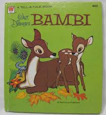 Vintage Disney Book Walt Bambi Whitman Tell A Tale 1970 S 70 S 1972 Disney Books Books Little Golden Books