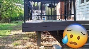 Sinking Deck Here S How To Fix It Versapile Inc Helical Pile Contractors