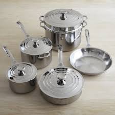 Want to welcome le creuset into your kitchen? Le Creuset 10 Piece Stainless Steel Cookware Set Le Creuset Cookware Cookware