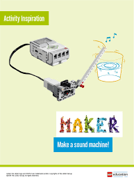 Work With Your Students To Make Sound Machines That Can Play A Rhythm Music Or Just Noise Ask Your Students What They Would Lego Education Sound Machine Lego