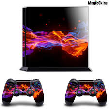 Yeah you can play free fire through your ps4 controller. Blue Orange Fire Playstation Ps4 Console Controller Skins Stickers Decals Wraps Ps4 Console Video Games Playstation Playstation