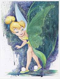 Tinkerbell Fanart Clochette Disney Fine Art Tinkerbell Disney Disney Art