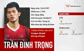 Cầu thủ sinh năm 1997 là gương mặt tiêu biểu và cùng các đội . Tráº§n Ä'inh Trá»ng Thá»§ LÄ©nh Cá»§a U23 Viá»‡t Nam Que á»Ÿ Ä'au Bao Nhieu Tuá»•i