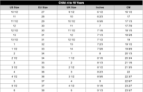 mexico shoe size chart toddler in usa best picture of