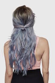 Can you bleach out blue hair dye? L Oreal Paris Colorista Semi Permanent Hair Colour For Blonde Hair Blue 180g Permanent Hair Color Hair Styles Hair Color Options