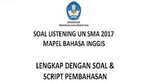 We did not find results for: Soal Listening Un Bahasa Inggris Sma 2018 Lengkap Dengan Video Soal Dan Script Pembahasan Youtube