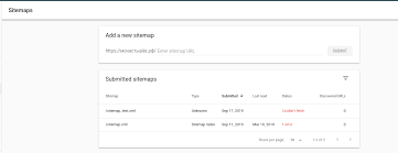 gsc not upload sitemap search console