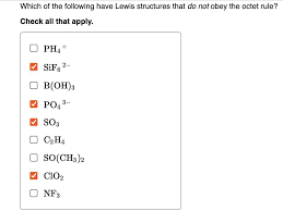 19. Which Is Not An Exception To Octet Rule? A) Bf3 B) Cl2O6 C) Cl2O7 D)  Cl2O