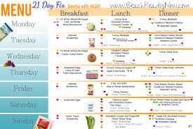 21 Day Fix Aldi Meal Plan And Shopping List Beach Ready Now