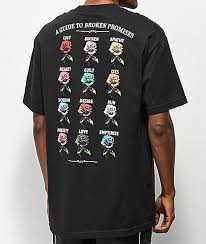 Broken Promises Feeled Guide Black T Shirt