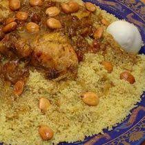 Place couscous in a bowl and sprinkle with 1/4 litre of salted water and separate the grains by gently rubbing them between your palms and add two. Tfaya Couscous