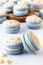 Coconut Macarons Recipe Macaroon Recipes Macaron Recipe Macaron Cookies