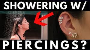 Showering With New Piercings Youtube