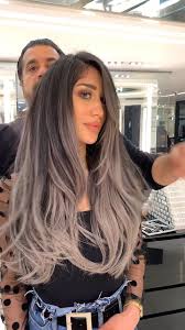 Mi Piace 47 4 Mila Commenti 705 Mounir Mounir Su Instagram Liquorice Color Human Hair Extension In 2020 Hair Transformation Grey Hair Color Cool Hair Color