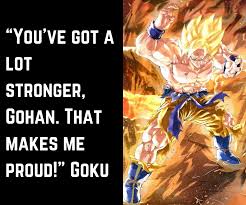 Lampshaded in the english dub, even paraphrasing the page quote. 20 Best Goku Quotes Dragon Ball Z Quotes Dbz