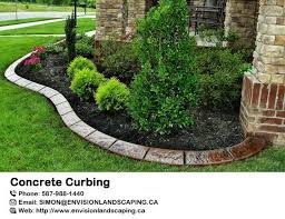 Concrete Curbing Landscape Curbing Parking Lot Curbing Beautifies The Landscape Designs And Is Landscape Curbing Landscaping Near Me Landscape Maintenance