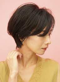 40代女性 ショート 前髪あり でアラフォー世代の悩みも一気に解決 bangs バングス ヘアスタイル ショートボブ ヘアスタイリング