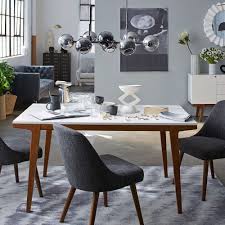 Square turned dining table legs are the perfect option for a modern, contemporary or eclectic build. Modern Dining Table