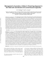 Lisateavet danns termite & pest control kohta leiate veebisaidilt www.dannspestcontrol.net. Pdf Management Of Powdery Mildew In Flowering Dogwood In The Field With Biorational And Conventional Fungicides
