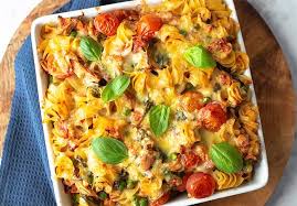 Gratin De Pates Au Thon Et Legumes Plat Et Recette Recette Ww