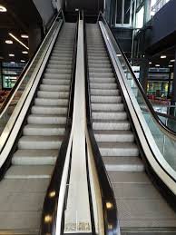 Airport Escalator. Mechanical Stairs. Mechanical Stairs ...