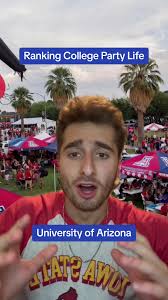 Ranking College Party Life at the University of Arizona