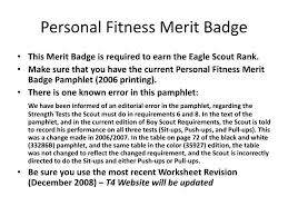 ppt personal fitness merit badge