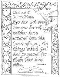 This love is patient coloring page taken from 1. Coloring Pages For Kids By Mr Adron 1 Corinthians 2 9 Printable Coloring Page Bible Verse About Heaven
