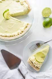 No Bake Key Lime Pie Low Carb Gluten Free This Creamy Refreshing Key Lime Pie Sugar Free Recipes Desserts Low Carb Key Lime Pie Recipe Keylime Pie Recipe