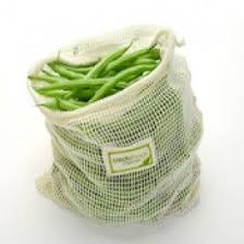Organic Cotton Mesh Plastic Free Produce Bag Large Produce Bags Reusable Produce Bags Plastic Free