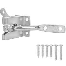 What are some of the most reviewed products in wood fence gates? Self Locking Gate Latch Automatic Gravity Lever Gate Door Latch Heavy Duty Vinyl Fence Gate Latch For Single Swing Gate Door Pool Gate Animal Pens By Starvast 1 Pack Buy Online In Qatar