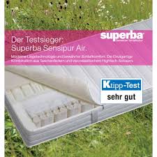 Superba Matratze Sensipur Air Matratze Testsieger Technologie