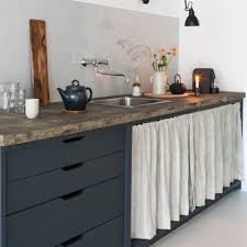 Pariez Sur La Deco Recup En Cuisine Elle Decoration Meuble Rideau Cuisine Rideaux Cuisine Idee Deco Cuisine