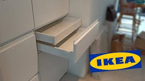 Typical kitchen face frame base cabinets have limited effective storage space because, while 24 deep, only the first half or so of that depth is easily and readily available. Ikea Method How To Install Hidden Drawers Tiroir Double Cache Interieur 2 Youtube