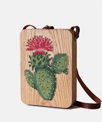 Nowadays, grafted cactus are becoming more and more popular, especially in garden centers. Creative Wooden Bags With Cross Stitch Embroidery By Merve Burma