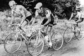 Raymond poulidor arriving third at the 20th stage of the tour de france in july 1976. Capovelo Com Raymond Poulidor