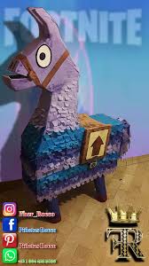 pinata de llama fortnite decoracion fiesta cumpleanos pinatas pinata