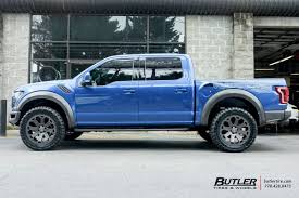 Black And Red Wheels For F150 Ford Raptor With 22in Black Rhino Warlord Wheels Ford Raptor Ford Raptor