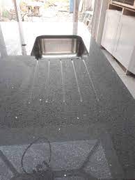 Wanna get your sparkling kitchen sparkle more, you may wanna install the sparkling white quartz countertop like this one. Grey Quartz Worktops Palazzostone