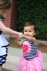 Navy and white striped jersey dress asymmetrical hem narrow from the daisy chain collection by kate mack, lighter weight cotton dress adorned with daisy applique flowers on the collar. Easter Dresses For Girls From Kate Mack The Naptime Reviewer